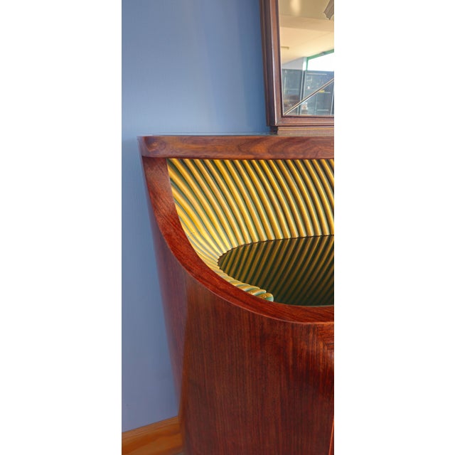 Mid-Century Italian Sideboard with Mirror from Vittorio Dassi, 1950s For Sale - Image 4 of 18