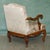 Antique French Walnut Armchairs with Silk Damask, 1880s, Set of 2 For Sale - Image 9 of 18