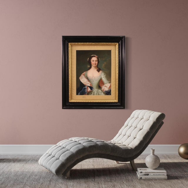 Portrait of a Gentlewoman, 19th Century, Oil Painting on Canvas, Framed For Sale - Image 13 of 15