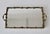 Vintage Mid-Century Rectangle German Style Floral Design Brass Frame Mirror Vanity Tray For Sale - Image 10 of 15