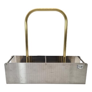 Vintage 4-Bottle Rack from Ristok, Germany, 1970s For Sale