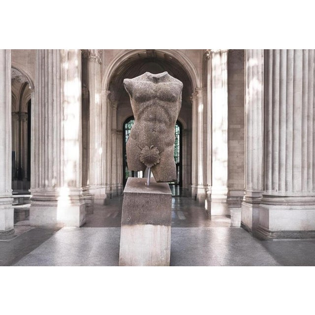 Italian Artist, Sculpture of Apollo Torso, 1980, Stone For Sale - Image 10 of 11