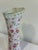 Late 20th Century Vintage Godinger Antique Reflections Pink Rose Porcelain Vase With Heart Pierced Rim For Sale - Image 5 of 10