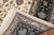 Indian Vintage Zabihi Collection Large Ivory Green Indian Room Rug - 10'9" x 13'3" For Sale - Image 3 of 11