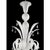 Contemporary Traditional White Venetian Murano Glass Ca Rezzonico Chandelier with Transparent Accents by Simoeng for Simoeng For Sale - Image 3 of 7