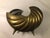 This fabulous 1970s Brass Sea Shell Nautilus Planter that will look amazing on any table in your home. Whether you plant...