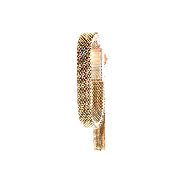 19th Century Victorian 10k Yellow Gold Slide Tassel Bracelet With Black Enamel For Sale - Image 4 of 6