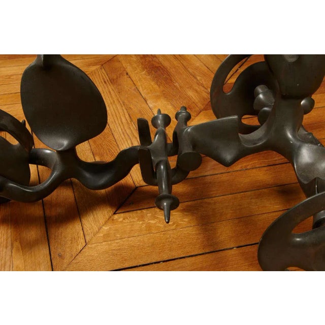Solid Bronze Sculpture by Victor Roman, 1970s For Sale - Image 3 of 11
