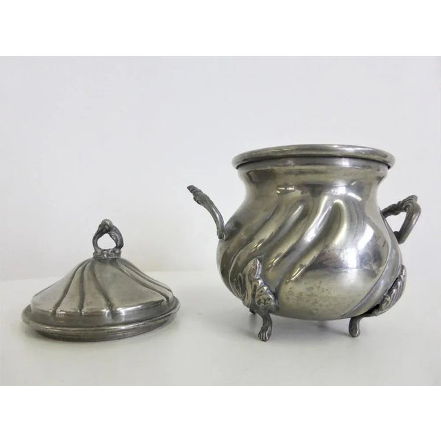 1960s Handmade Pewter Items, 1960s, Set of 4 For Sale - Image 5 of 17