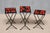 French Modern Nesting Tables with Red and Orange Ceramic Tile Tops, 1950s, Set of 3 For Sale - Image 9 of 15