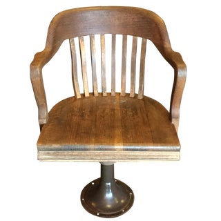 1930s Harris County Texas Plaintiff Chair For Sale