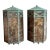 Pair of Early 1900s Copper and Mica Wall Sconce Lanterns For Sale