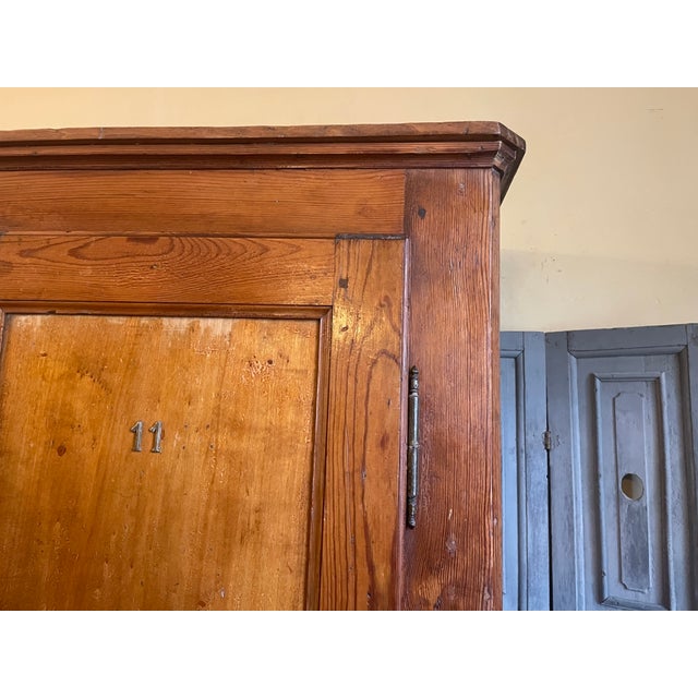 Brown Antique French Kitchen Cabinet, 1890s For Sale - Image 8 of 18