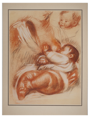 Pierre-Auguste Renoir, Maternity, Lithograph and Stencil