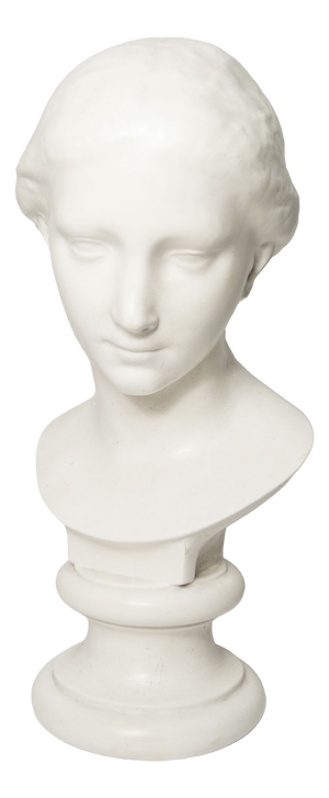 Marble Bust of a Woman, 1800s