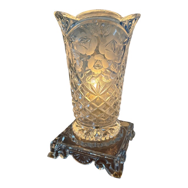 1980s Waterford Crystal Lamp For Sale