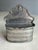 Antique French Pewter Wall Mounted Salt Box With Hinged Lid For Sale In San Diego - Image 6 of 7