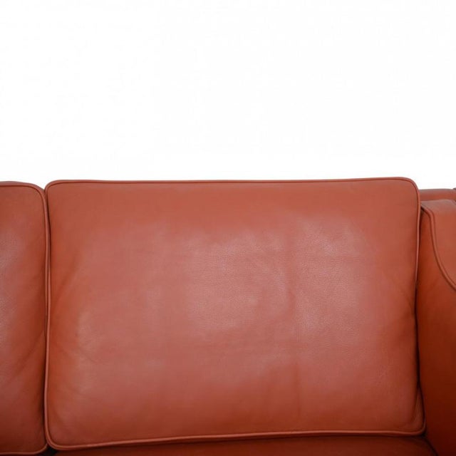1990s Model 2212 2-Seater Sofa in Cognac Leather by Børge Mogensen, 1997 For Sale - Image 5 of 18