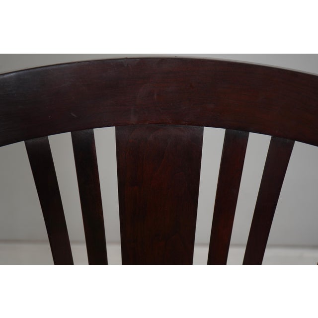 Set of 6 Stickley Cherry Metropolitan Dining Chairs For Sale - Image 15 of 18