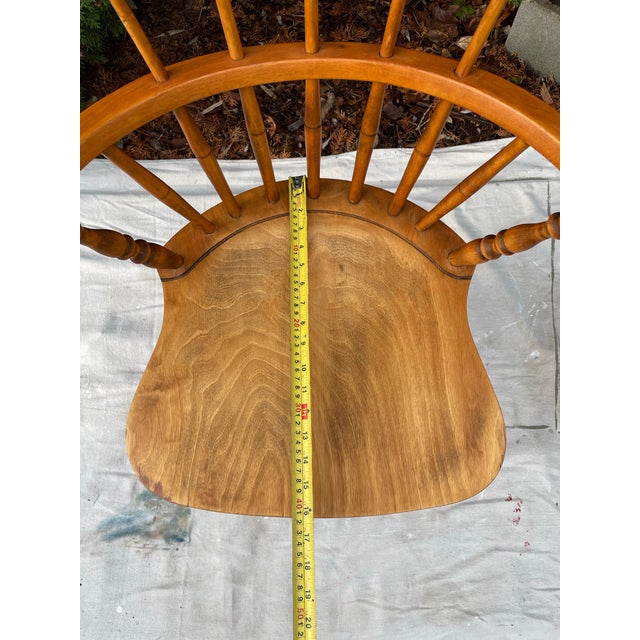 1960s Mid-Century Modern Nesto Style "Made in Sweden" Spindle Back Armchair For Sale - Image 9 of 9