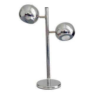 Vintage Chrome Lamp, 1970s For Sale
