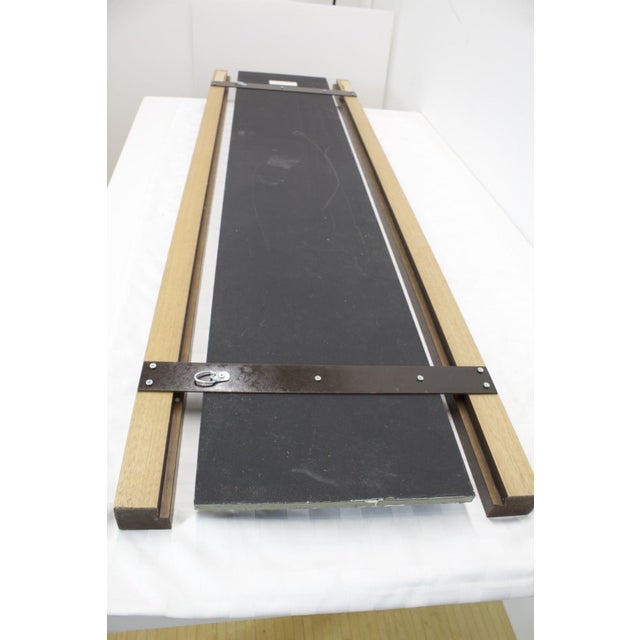 Contemporary 2000s Long Abstract Wall Art in Wood Frame For Sale - Image 3 of 6