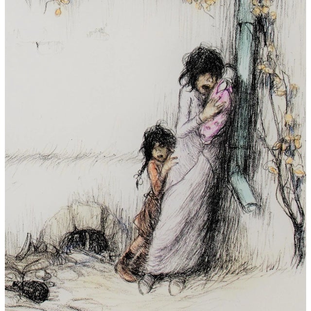 Abel Pann, War Scene For Sale - Image 4 of 6