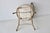 Vintage 1970s George Koch Gold Finish Faux Bamboo Vinyl Padded Swivel Vanity Stool Hollywood Regency For Sale - Image 12 of 16