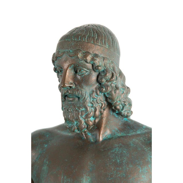 Early 20th Century Bronze Nude Riaces, Set of 2 For Sale - Image 6 of 7