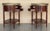 Early 20th Century Pair of Louis XV Oval Bouillotte Shape Nightstands with Drawers and Low Shelve For Sale - Image 4 of 18