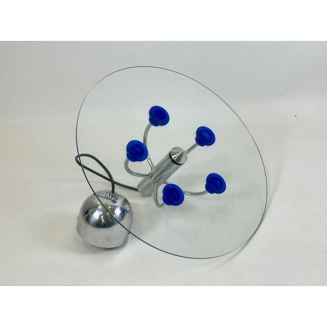 The lampshade is not included in the set for sale. The height is given without the lampshade. The lamp originally had...