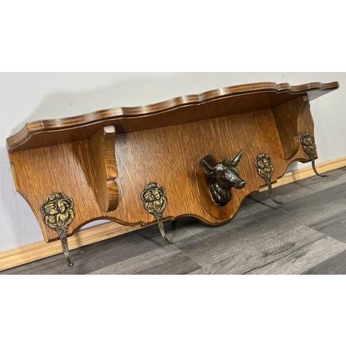 Vintage French Coat Rack with Hooks For Sale - Image 12 of 12