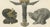 After Rivaud, Medieval Helmets and a German Sword, 1851, Chromolithograph For Sale - Image 6 of 9