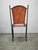European Brutalist Wrought Iron and Cognac Leather Dining Chair, 1990s For Sale - Image 11 of 14