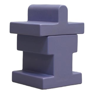Yantra Y25 Vase in Periwinkle from Ettore Sottsass, 1969 For Sale