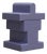 Yantra Y25 Vase in Periwinkle from Ettore Sottsass, 1969 For Sale