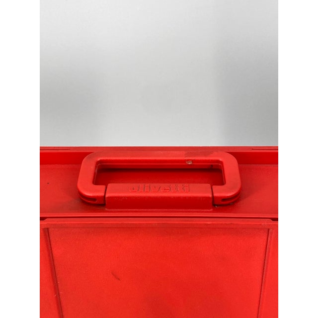 Red Valentine Typewriter by E. Sottsass and P. King for Olivetti, Italy, 1970s For Sale - Image 10 of 18