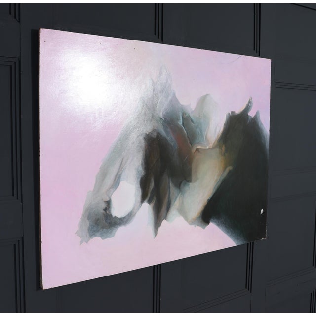 After J. Dupain, Abstract Composition, 1960s, Oil Painting on Board For Sale - Image 7 of 9
