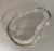 Vintage large glass kidney shaped ashtray. Nice catchall addition to a coffee table or entrance table.