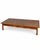 Large vintage coffee table with an exceptionally generous size and a strong, understated presence. The table features a...