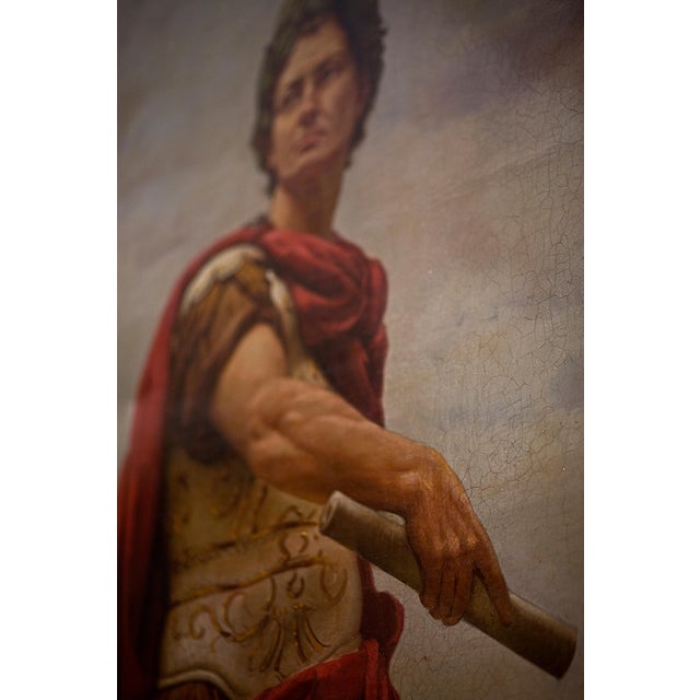 2000 - 2009 Maxmilian Ciccone, Caesar, Oil on Canvas, Framed For Sale - Image 5 of 7
