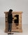 Here is a cabinet, its natural light oak, 2 doors 2 drawers, black iron hardware the first thing to catch the eye. Dating...
