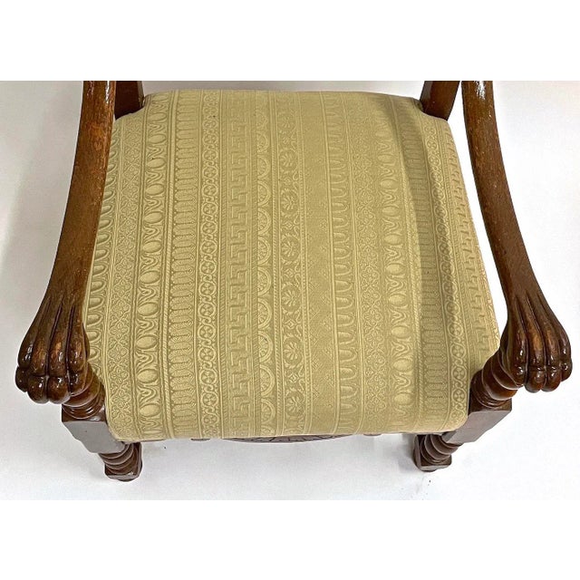 Antique Barley Twist & Gargoyle Armchair For Sale In Atlanta - Image 6 of 12