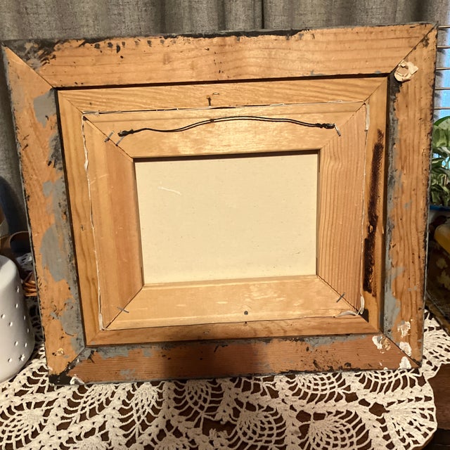 Nautical Vintage Seascape by K. Maskell Clipper Ship Framed Oil Painting For Sale - Image 3 of 3