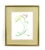 Vintage Hand-Painted Plant Specimen Watercolor Freesia Flower (With Frame). Signed in the Lower Right Corner For Sale - Image 9 of 9