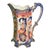 Late 19th Century Gold Lusterware Imari Palette English Soft Paste Pitcher For Sale