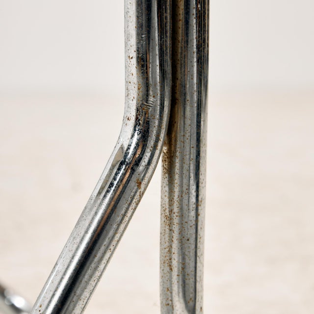 Italian Chrome Dining Set, 1980s, Set of 7 For Sale - Image 16 of 18