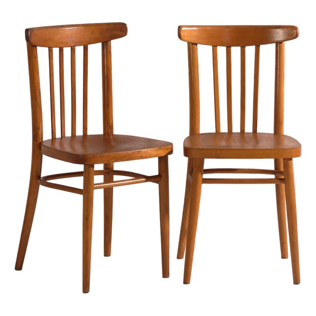 Bentwood Chairs by Michael Thonet for Ton, Former Czechoslovakia, 1960, Set of 2 For Sale