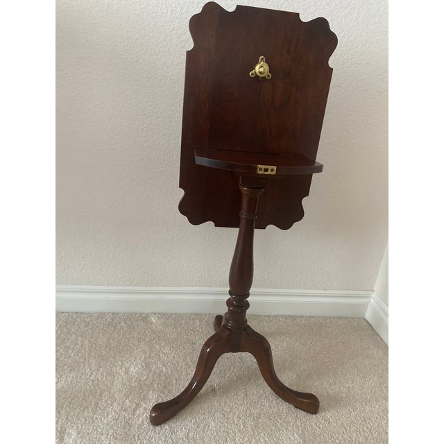 Pennsylvania House Late 20th Century Pennsylvania House Tilt-Top Candlestand Cherry Wood Table Excellent "Mint" Condition For Sale - Image 4 of 11