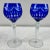 Rare Murano Glass Decanter in Cobalt Blue With Jewel-Tone StemGlasses Set, 7 PCS For Sale - Image 11 of 18